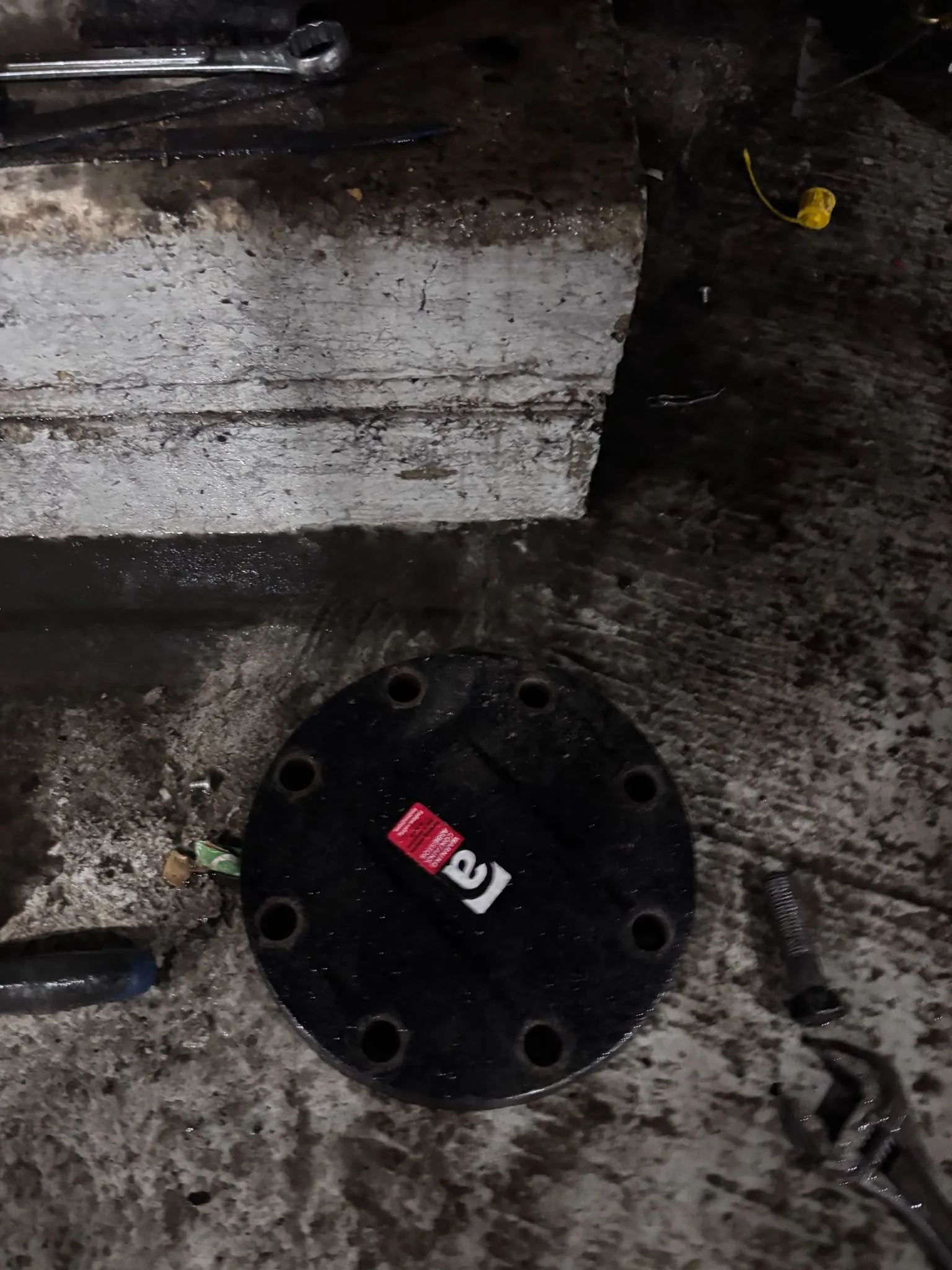 Artex scraping from a concrete ceiling during Hackney refurbishment
